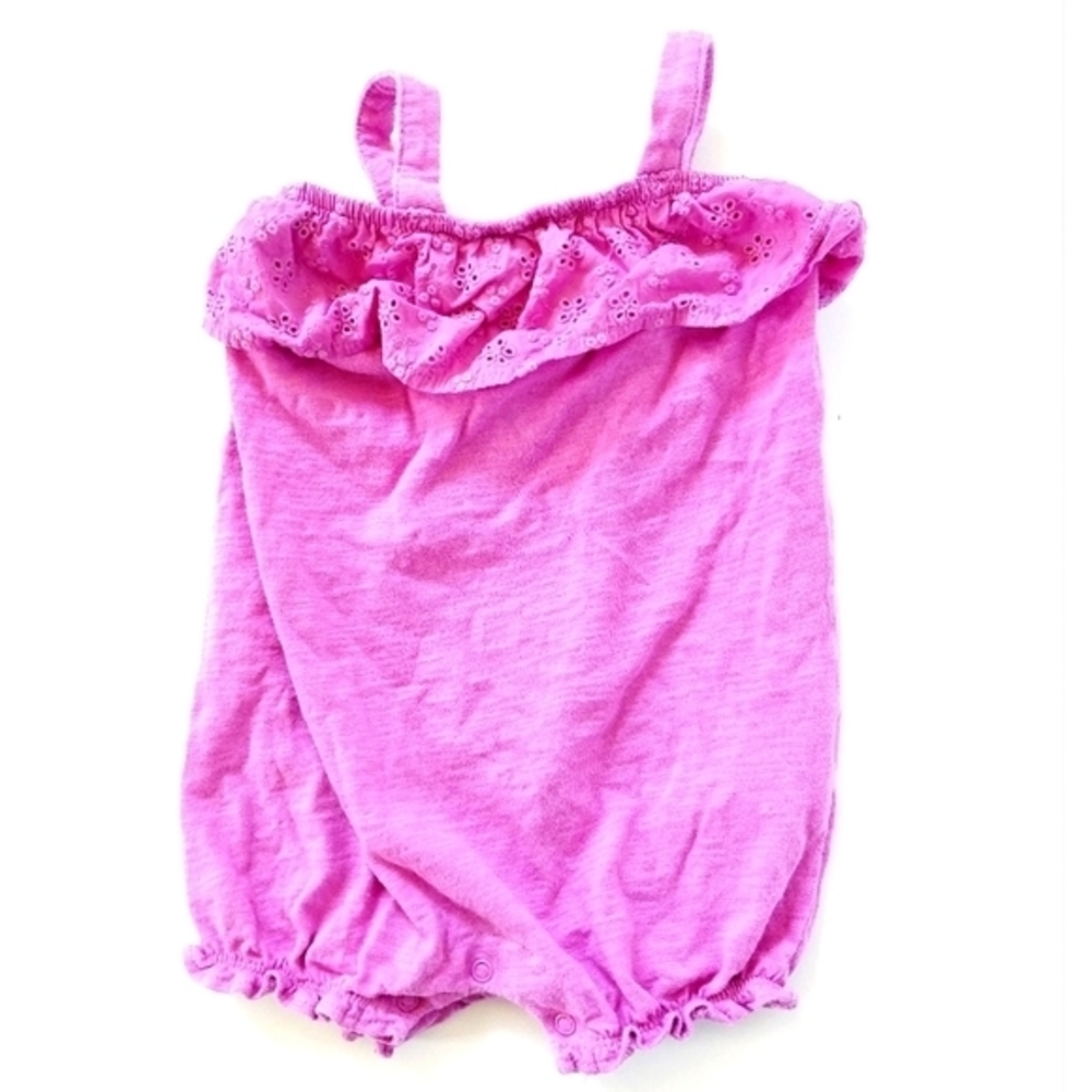 Purple‎ Eyelet Lace Sleeveless Romper Size 24 Months